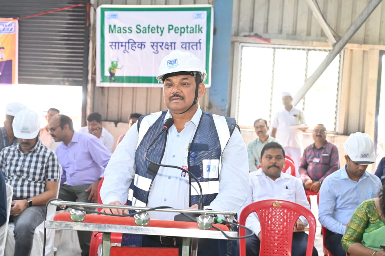 NTPC Lara workers aware safety on "Labor Day"